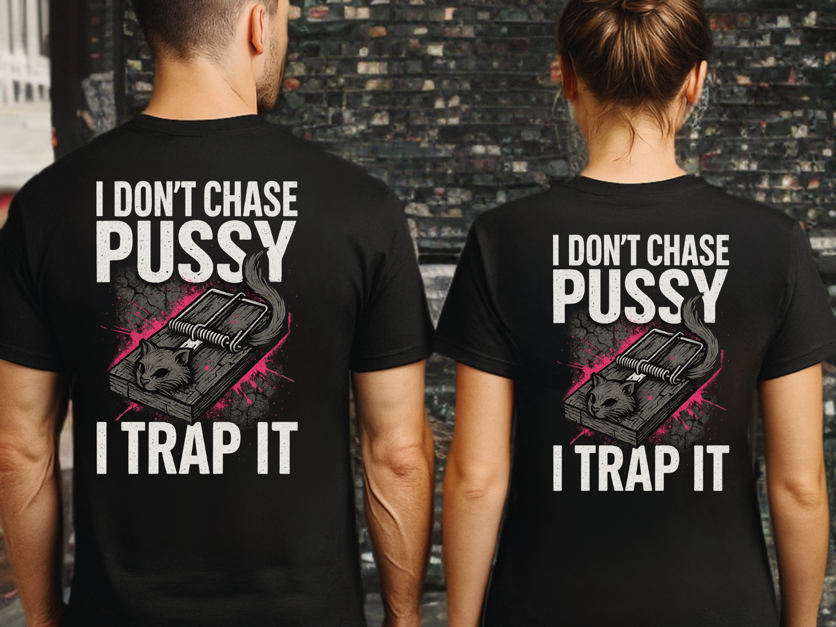 "I Don’t Chase, I Trap – Savage Funny Graphic Tee