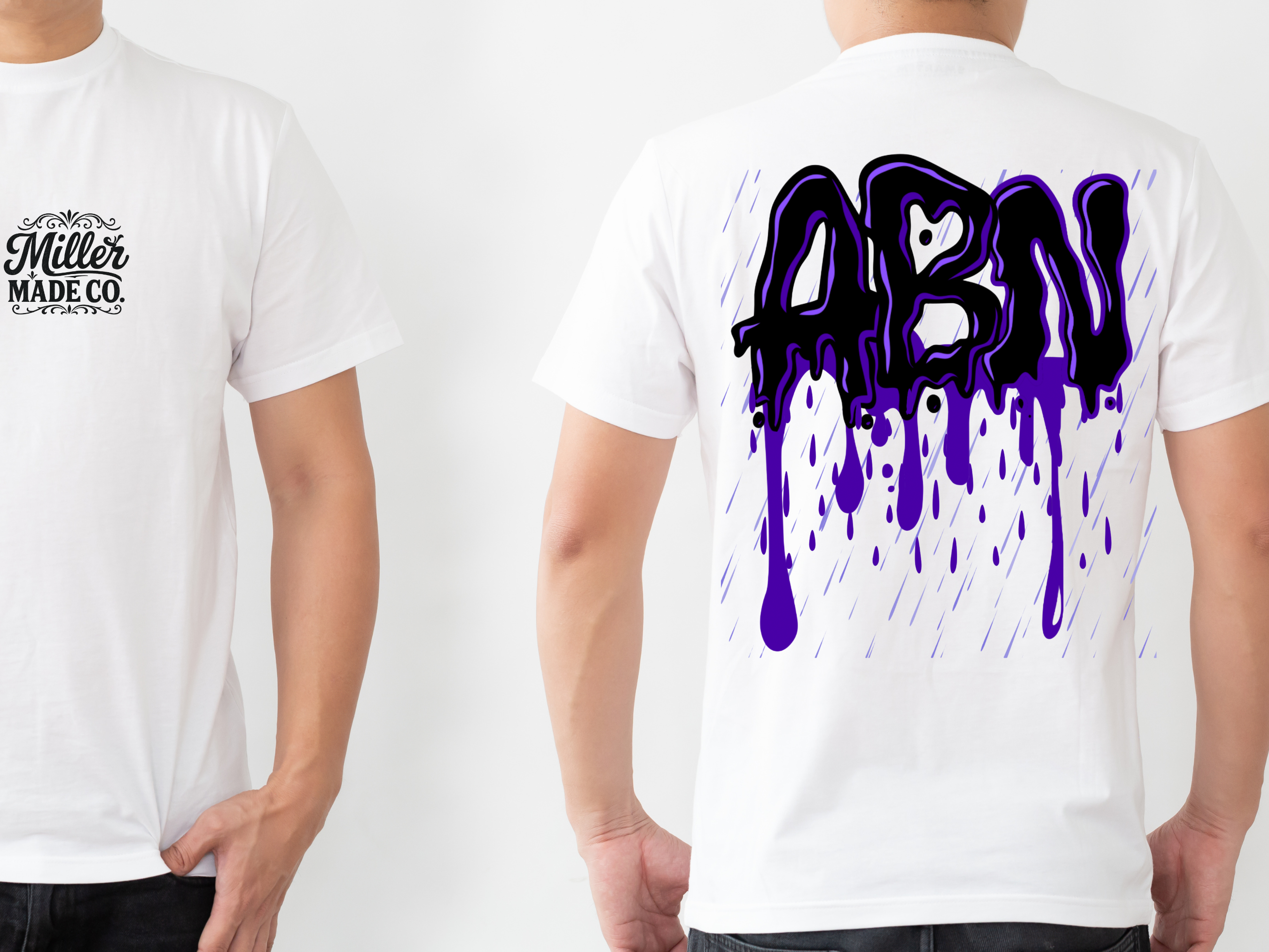 ABN Drip Graffiti Tee – Streetwear Edition | MillerMade Co.