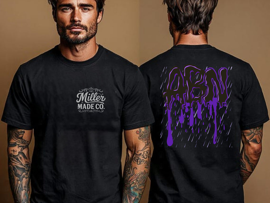 ABN Drip Graffiti Tee – Streetwear Edition | MillerMade Co.