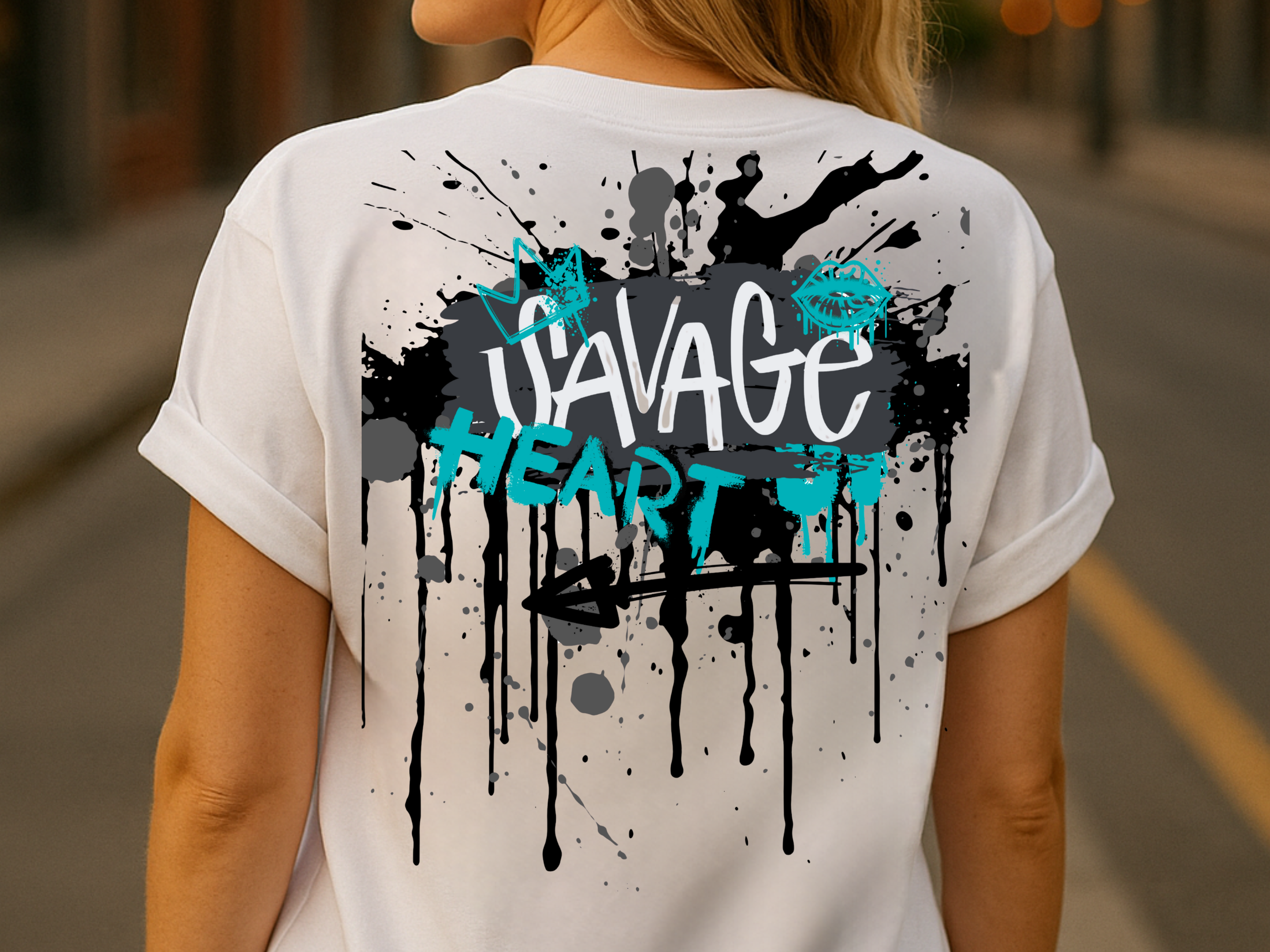 Savage Heart – Graffiti Drip Tee | MillerMade Co.”